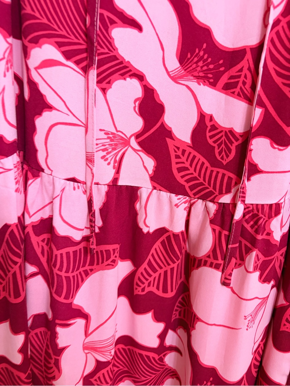 Sugarlips Pink and Dark Pink Printed Dress - Picture 2 of 4